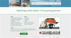 Desktop Screenshot of grindubetonavimas.info